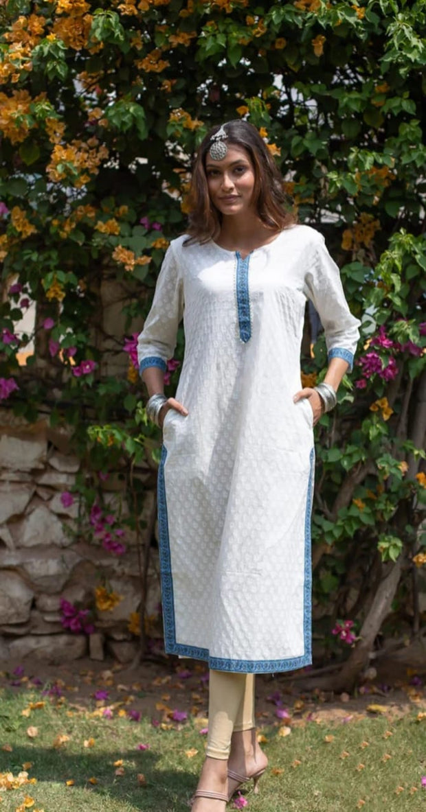 Hand Block Printed Cotton Kurti
