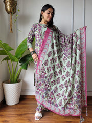 Jaipuri Hand Block Cotton Suit Set