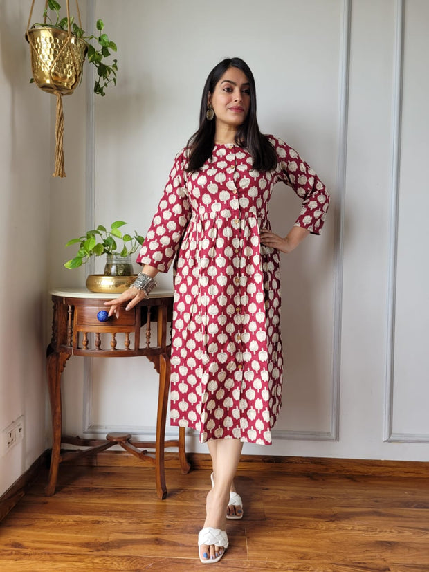 Women's One Piece Cotton Dress