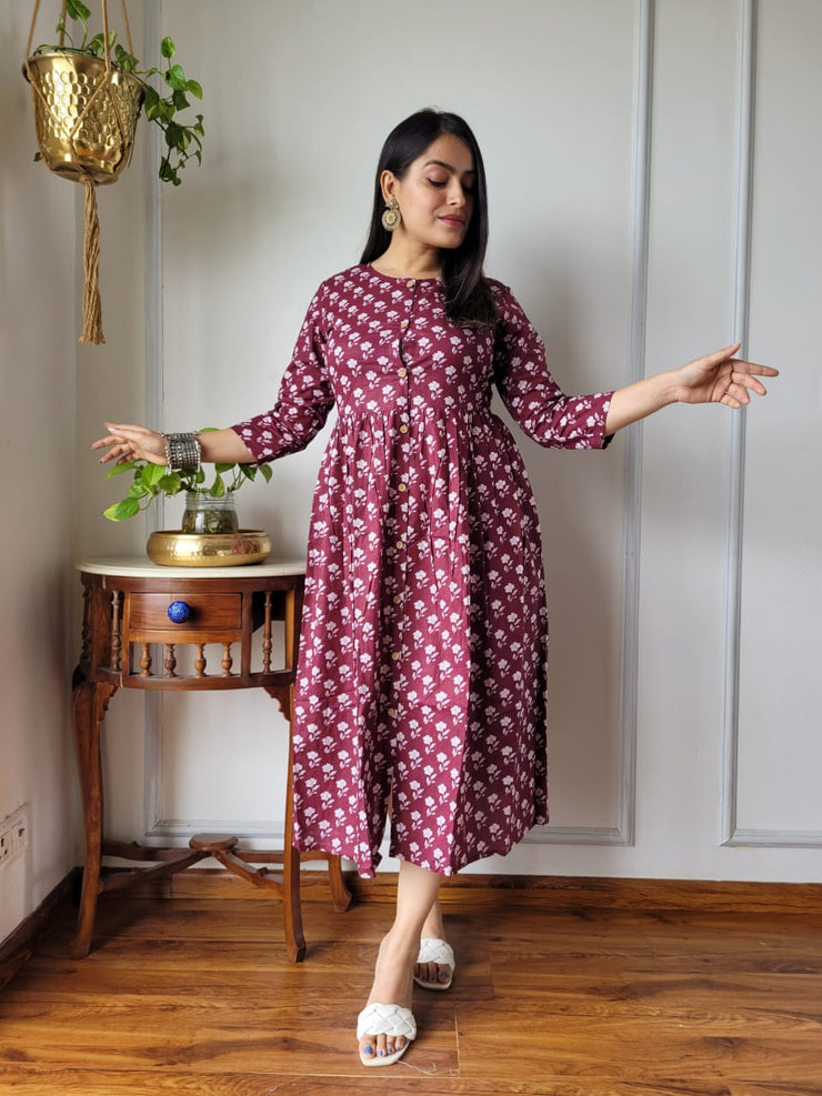 Women's One Piece Cotton Dress