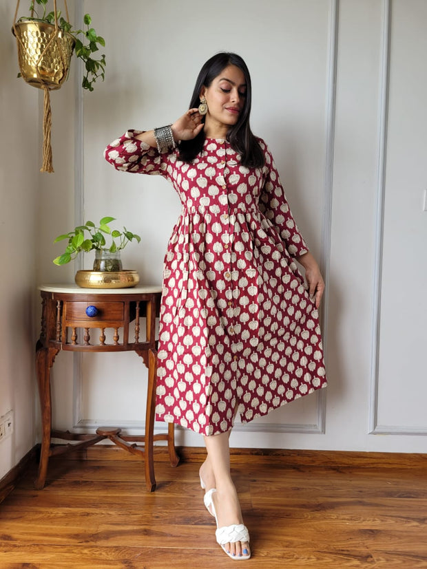 Women's One Piece Cotton Dress