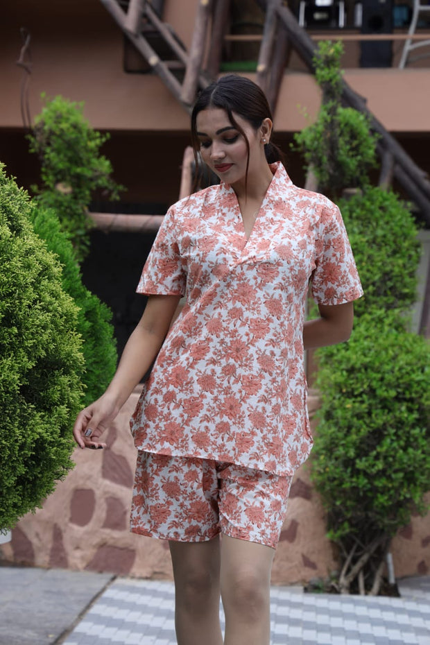 Cotton Short Co-Ord Set for Women