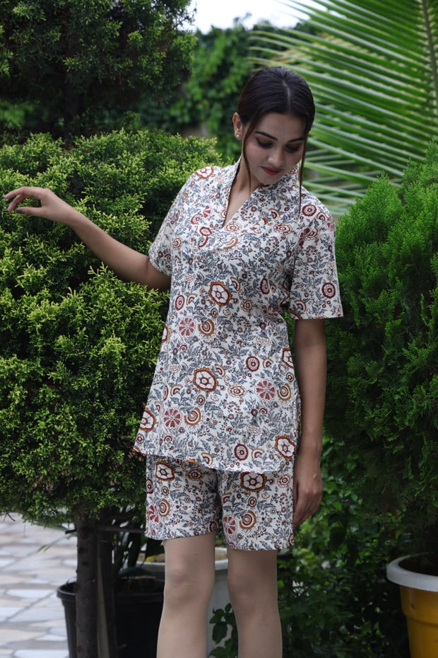 Cotton Short Co-Ord Set for Women