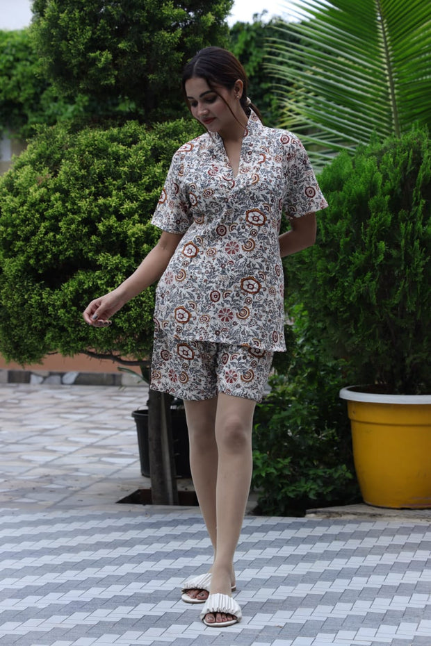 Cotton Short Co-Ord Set for Women