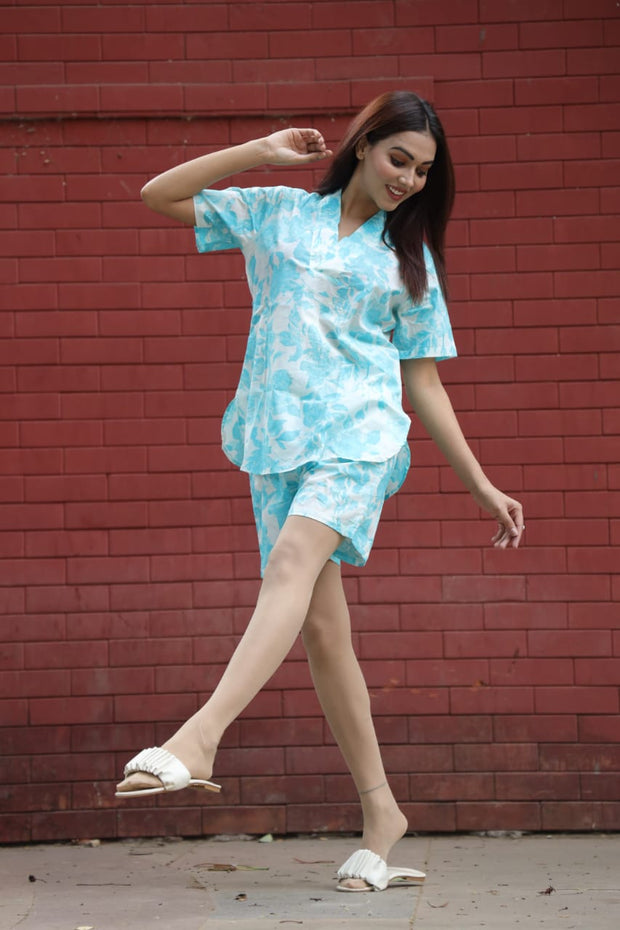 Cotton Short Co-Ord Set for Women
