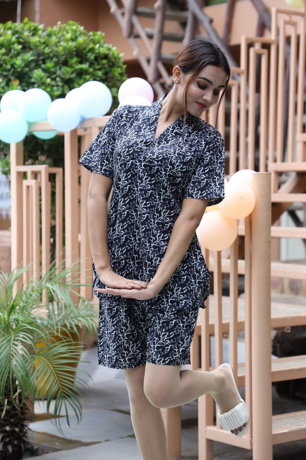 Cotton Short Co-Ord Set for Women