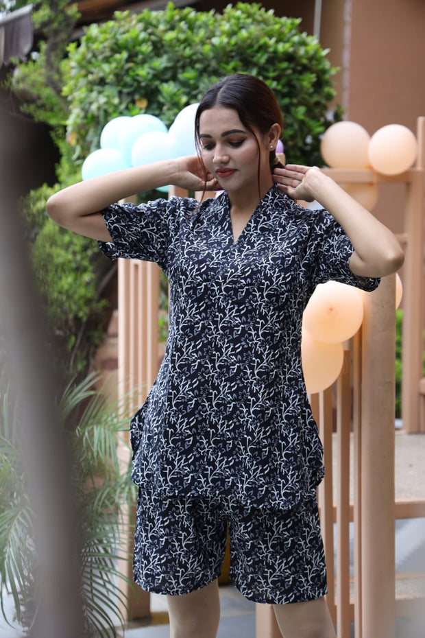 Cotton Short Co-Ord Set for Women