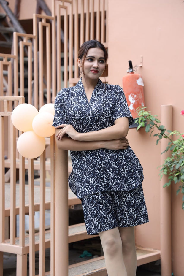 Cotton Short Co-Ord Set for Women