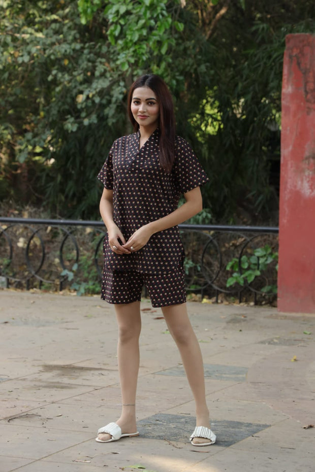 Cotton Short Co-Ord Set for Women