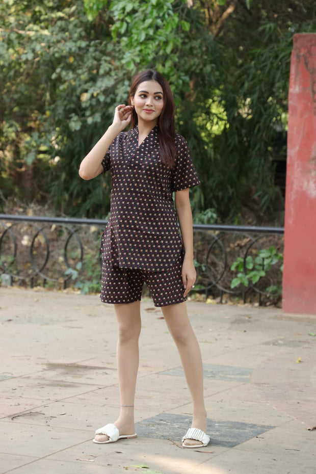 Cotton Short Co-Ord Set for Women