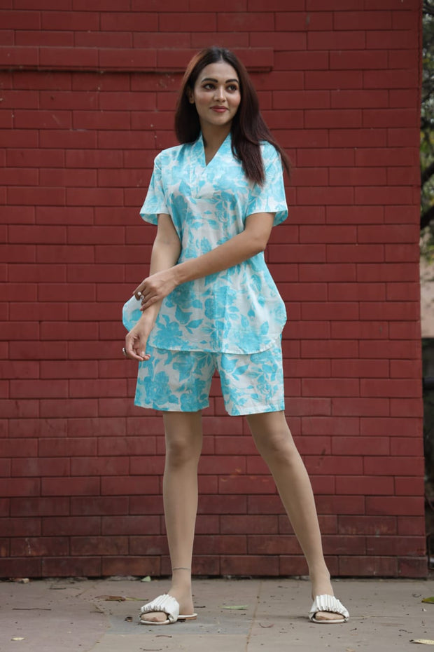 Cotton Short Co-Ord Set for Women